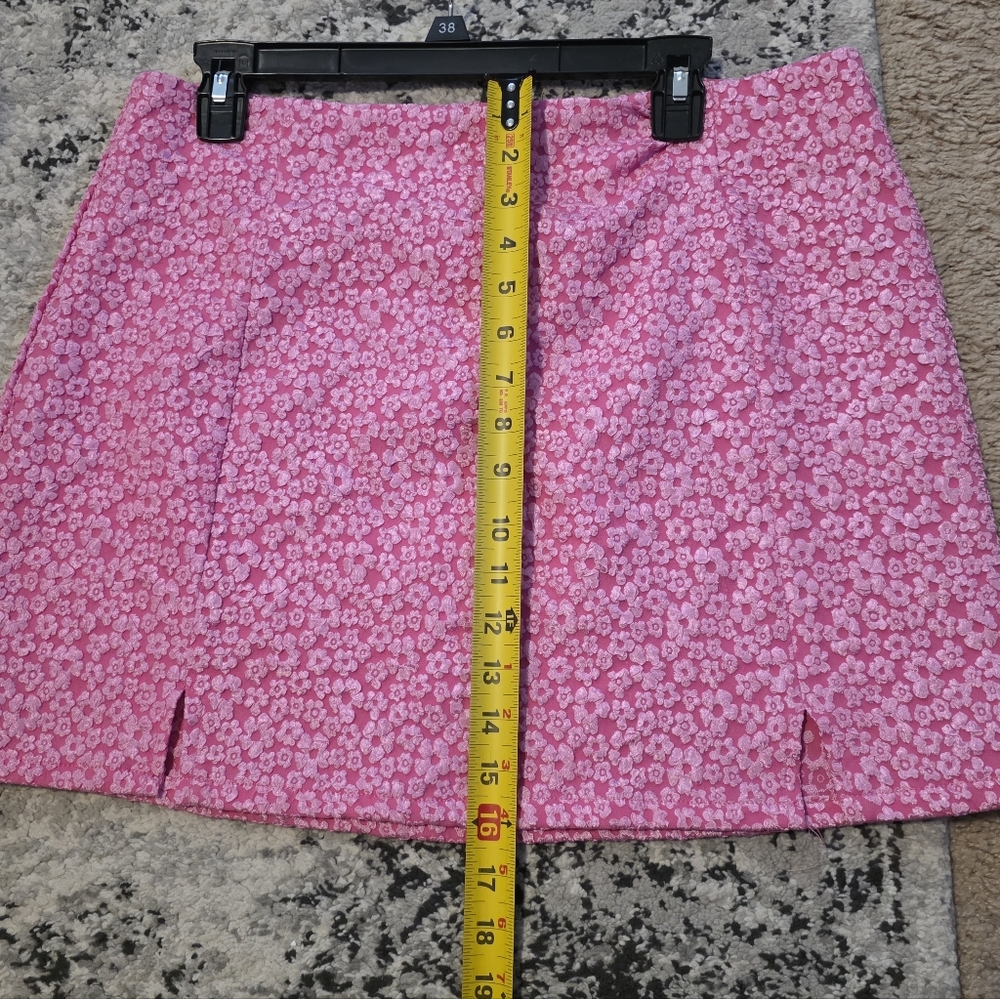 Altar'd State Floral Mini Skirt Womens XXL Preppy Chic Coquette Boho - Picture 3 of 6